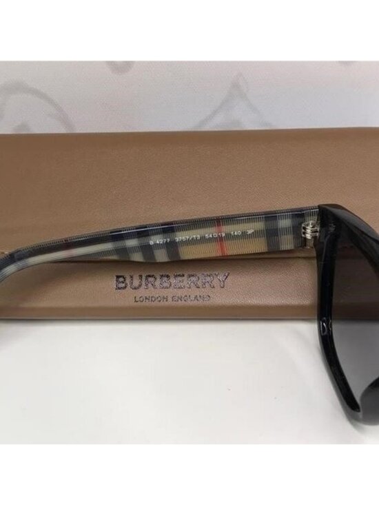 New 100% Authentic Burberry BE4277 3757/T3 Polarized Sunglasses – Black Frame main image 7